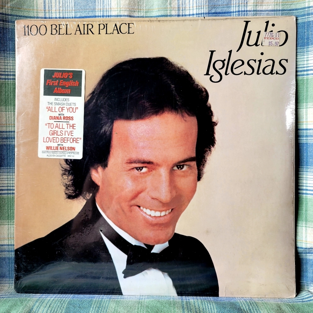 SEALED Julio Aglesias-1100 Bel Air Place Vintage